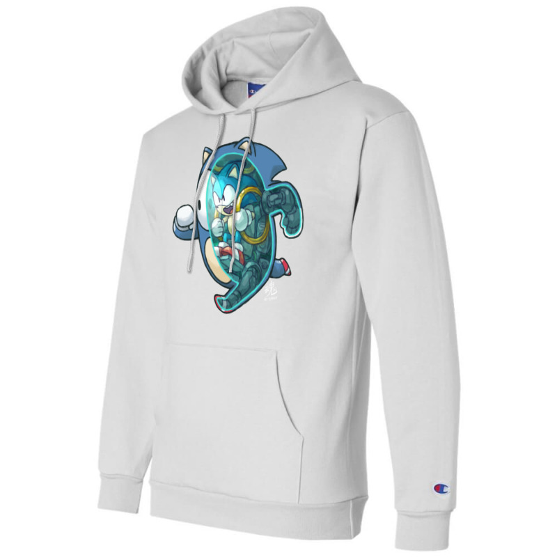 Speed Blue Nostalgia Champion Hoodie | Artistshot