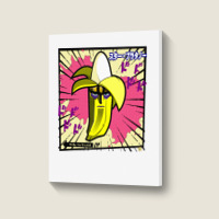 Star Platano Girl 80s Portrait Canvas Print | Artistshot