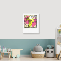 Star Platano Girl 80s Portrait Canvas Print | Artistshot