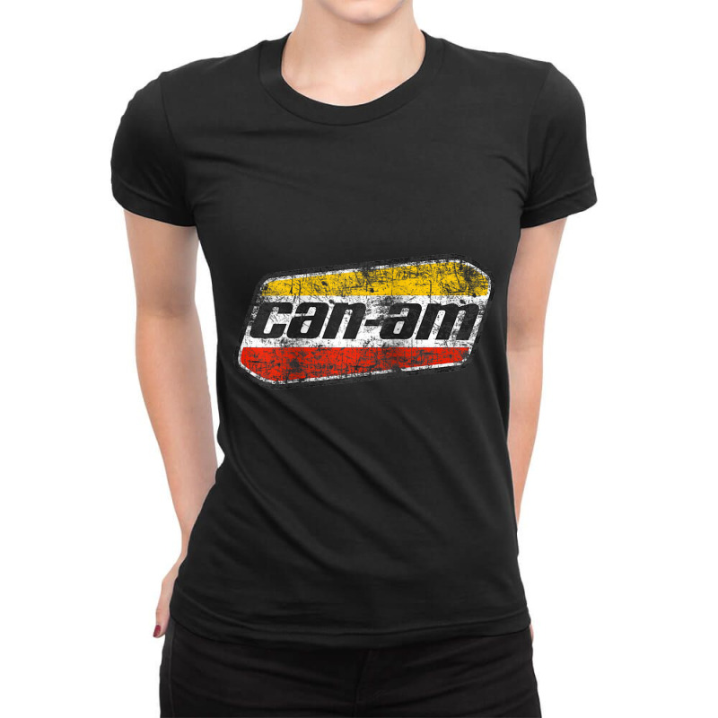 Canam Vintage Original Atv Utv Off Road Gift Raglan Baseball Tee Ladies Fitted T-Shirt by tarnilot | Artistshot