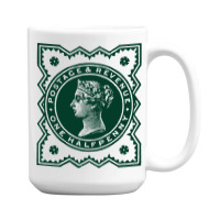 Half Penny Green 15 Oz Coffee Mug | Artistshot