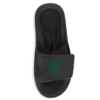 Half Penny Green Slide Sandal | Artistshot