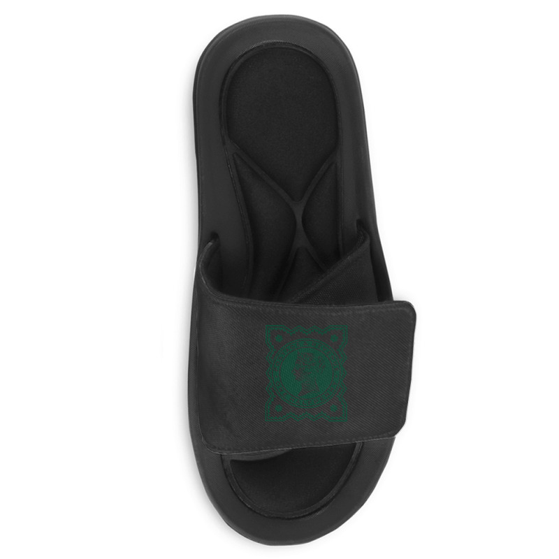 Half Penny Green Slide Sandal | Artistshot