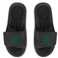 Half Penny Green Slide Sandal | Artistshot