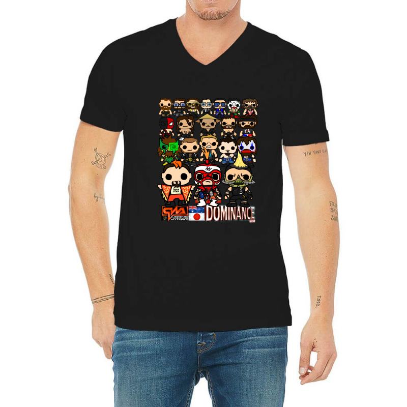 Qwa Dominance 2018 Pop Vinyl V-Neck Tee by FeytenJoreto | Artistshot