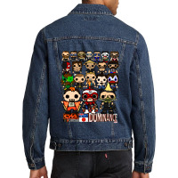 Qwa Dominance 2018 Pop Vinyl Men Denim Jacket | Artistshot