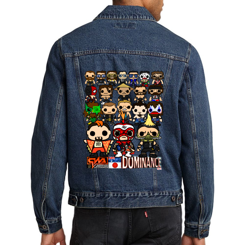 Qwa Dominance 2018 Pop Vinyl Men Denim Jacket by FeytenJoreto | Artistshot