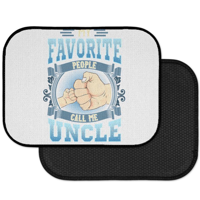 Mens My Favorite People Call Me Uncle Gifts Uncle Fathers Day Rear Car Mat | Artistshot