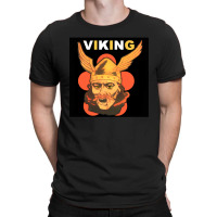 Viking Warrior With Winged Helmet And Mustache 1 T-shirt | Artistshot