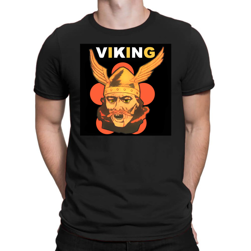 Viking Warrior With Winged Helmet And Mustache 1 T-shirt | Artistshot