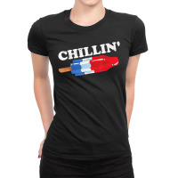 Limited Edition Summer Popsicle Chillin Bomb Retro 80s Pop Ladies Fitted T-shirt | Artistshot