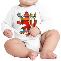 Clan Chattan Tartan Scottish Family Name Scotland Pride Raglan Basebal Long Sleeve Baby Bodysuit | Artistshot