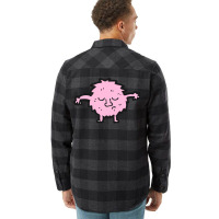 Miss Polite Fluffy Pink Ball Monster Flannel Shirt | Artistshot