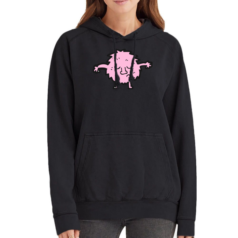 Miss Polite Fluffy Pink Ball Monster Vintage Hoodie by fomolynamx | Artistshot