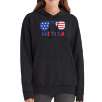 Merika 4th Of July Patriotic American Flag Nature Tumblr Vintage Hoodie | Artistshot