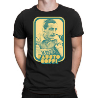 Fausto Coppi Retro Cycling Fan Art Design T-shirt | Artistshot