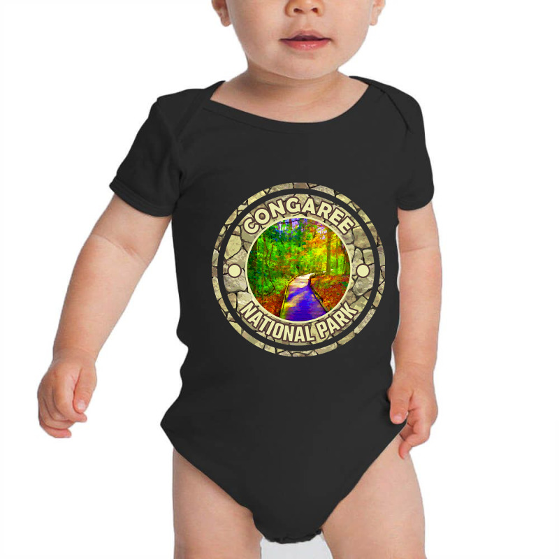 Trending Congaree National Park Adventure, South Carolina Stone Sign-p Baby Bodysuit by laurynvanhoose | Artistshot