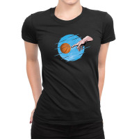 Basketball Is A Divine Creation  1 Ladies Fitted T-shirt | Artistshot