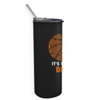 Basketball Is In My Dna Fingerprint For Basketball Fans Funny Idea  Gr Skinny Tumbler | Artistshot