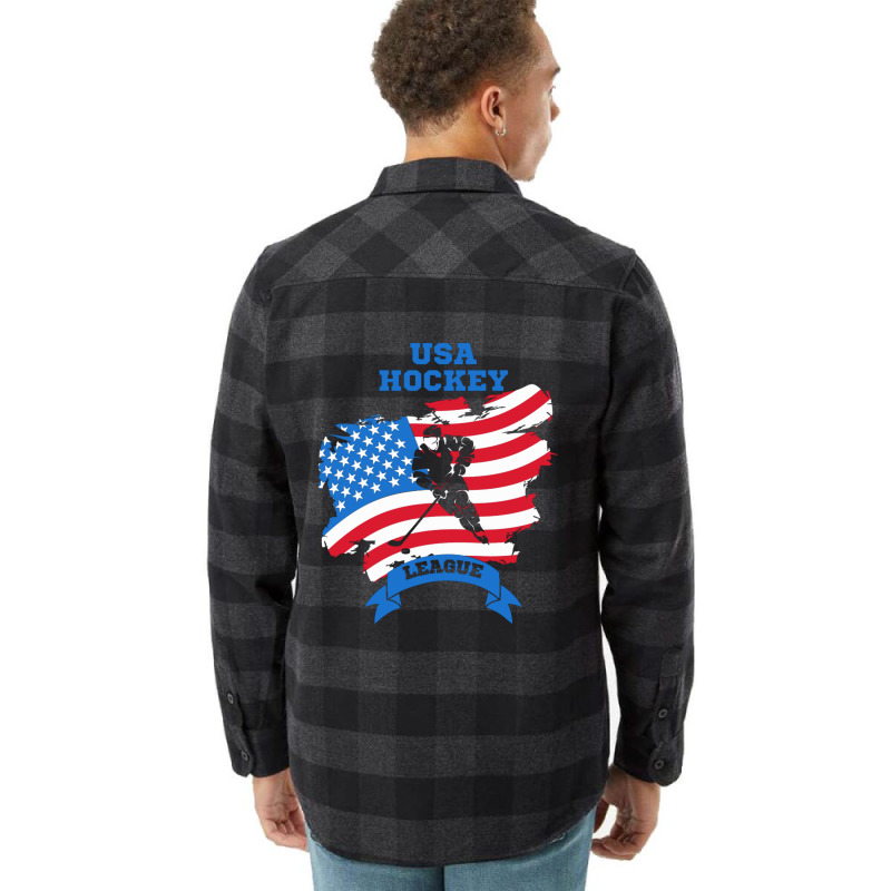 Usa Hockey League Flannel Shirt | Artistshot