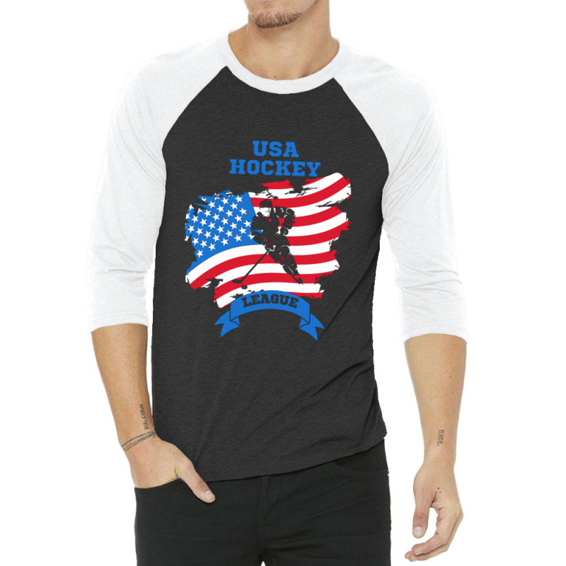 Usa Hockey League 3/4 Sleeve Shirt | Artistshot