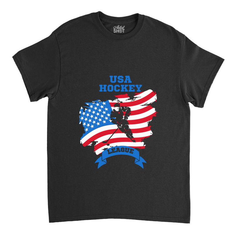 Usa Hockey League Classic T-shirt | Artistshot