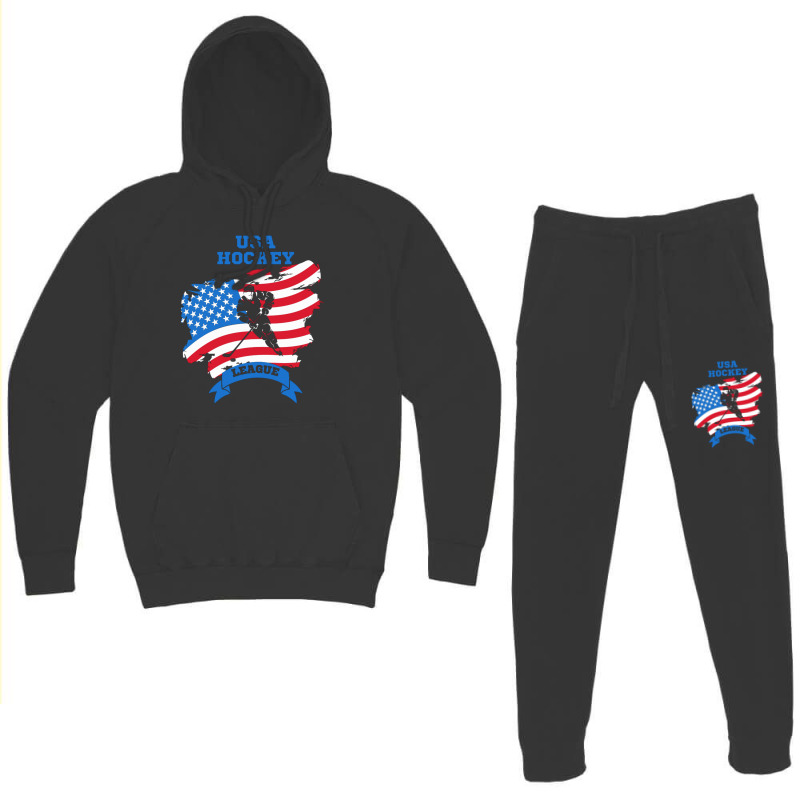 Usa Hockey League Hoodie & Jogger Set | Artistshot