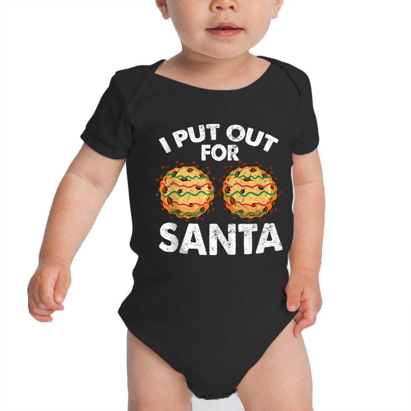 Christmas Cookies Funny I Put Out For Santa Xmas Pajama Tank Top Baby Bodysuit | Artistshot