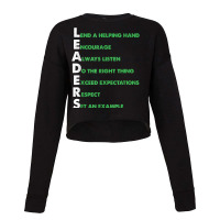 Boss Team Lead Manager Leadership Group Leaders Meaning T Shirt Cropped Sweater | Artistshot