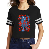 Monkeys Vs Robot Scorecard Crop Tee | Artistshot