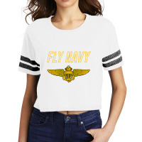 Fly Navy  Classic Naval Officer Pilot Wings Tee Scorecard Crop Tee | Artistshot