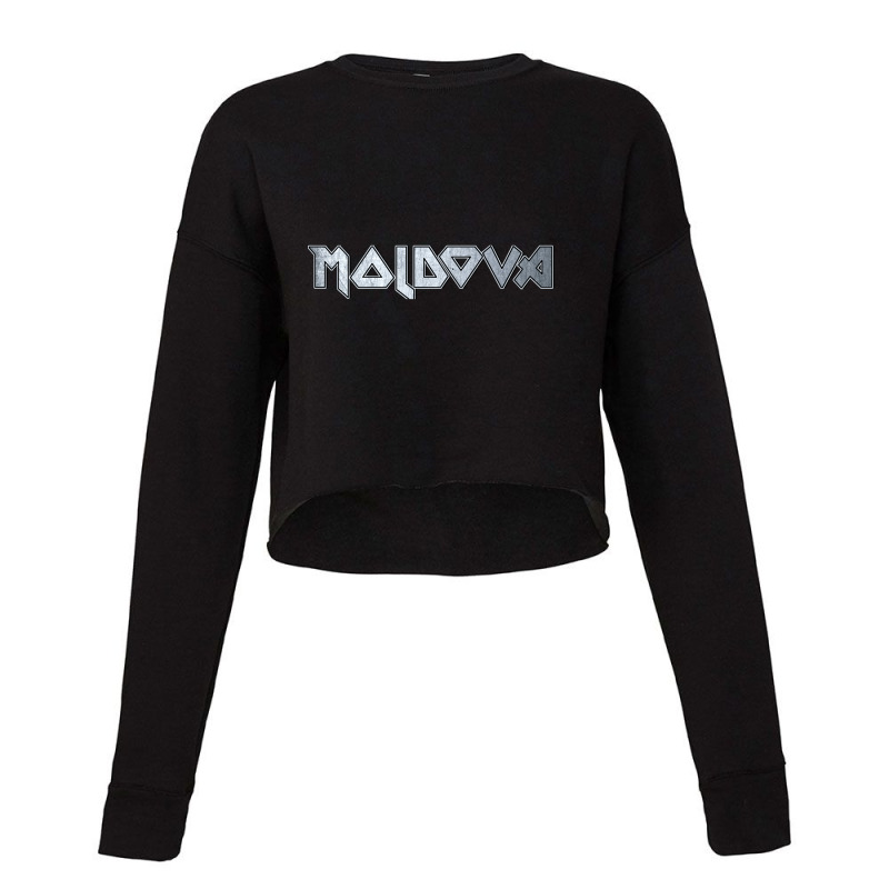 Limited Edition Heavy Metal Moldova Cropped Sweater by macklinsampson | Artistshot