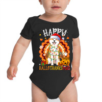 Hot Trend Happy Hallothanksmas Akita Inu Thanksgiving Xmas Baby Bodysuit | Artistshot