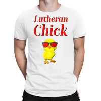 Lutheran Chick Martin Luther Rose Protestant Reformation Raglan Baseba T-shirt | Artistshot