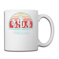 Limited Edition Texas Retro Desert Sunset 80s Style Coffee Mug | Artistshot