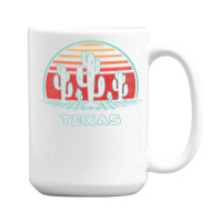 Limited Edition Texas Retro Desert Sunset 80s Style 15 Oz Coffee Mug | Artistshot