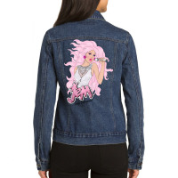 Limited Edition Diamond Jem By Braeprint Ladies Denim Jacket | Artistshot