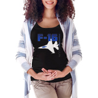 Limited Edition Us Air Force F-16 Fighting Falcon Maternity Scoop Neck T-shirt | Artistshot