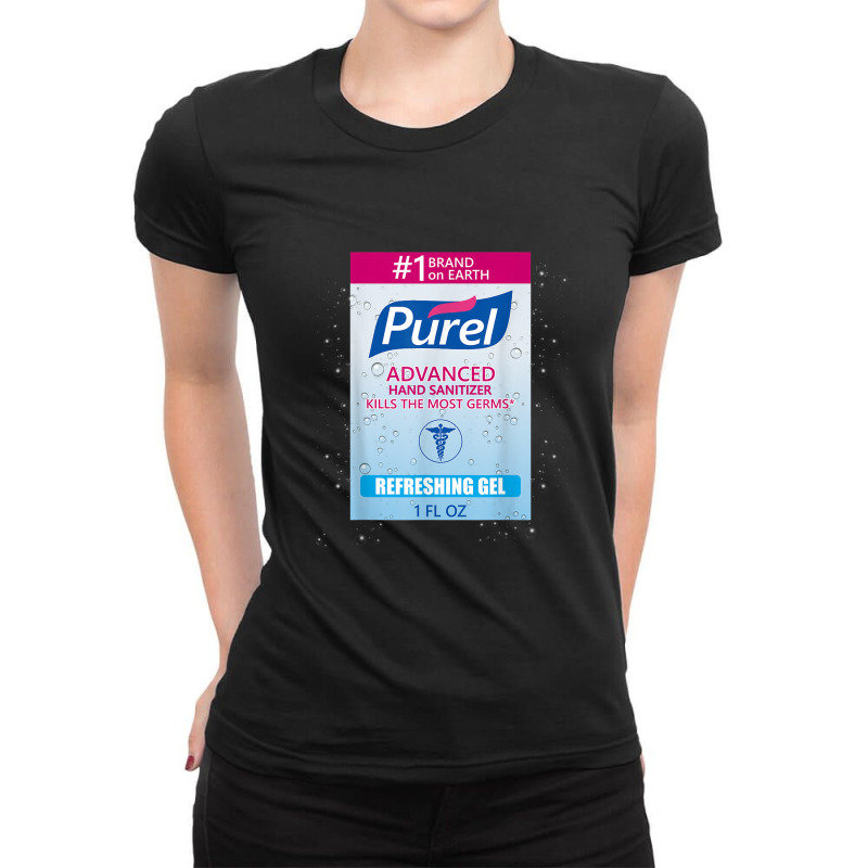 Hand Sanitizer Last Minute Funny Halloween Costume Ladies Fitted T-Shirt by ReginaldLewisMay | Artistshot