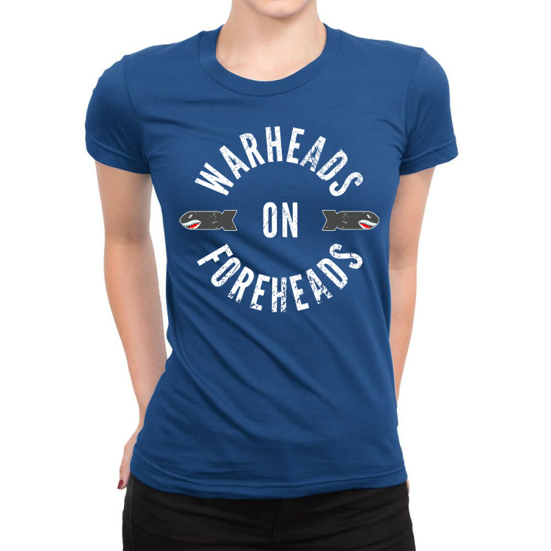 Warheads On Foreheads Album 1 Ladies Fitted T-Shirt by bogganiratig | Artistshot