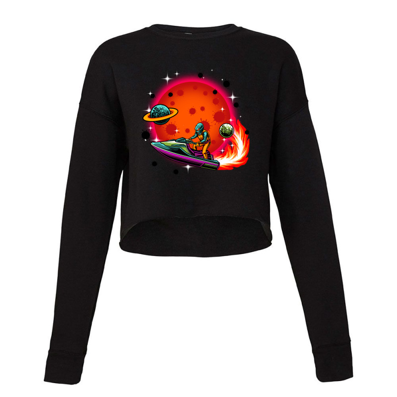 The Journey In Space Cropped Sweater | Artistshot