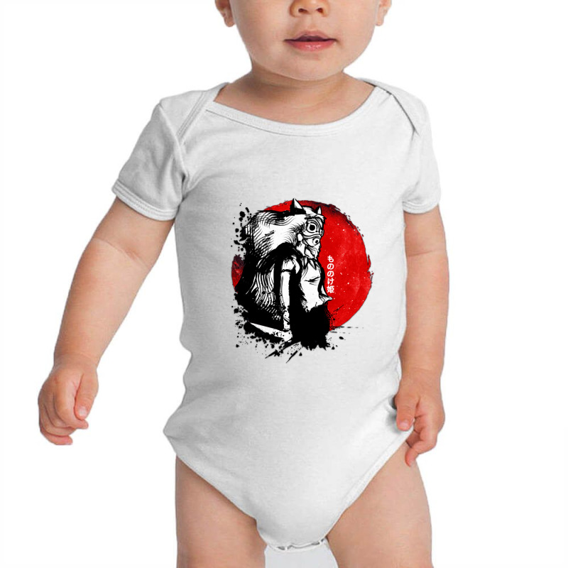 Princess Mononoke Sticker Art Baby Bodysuit by brendajackson | Artistshot