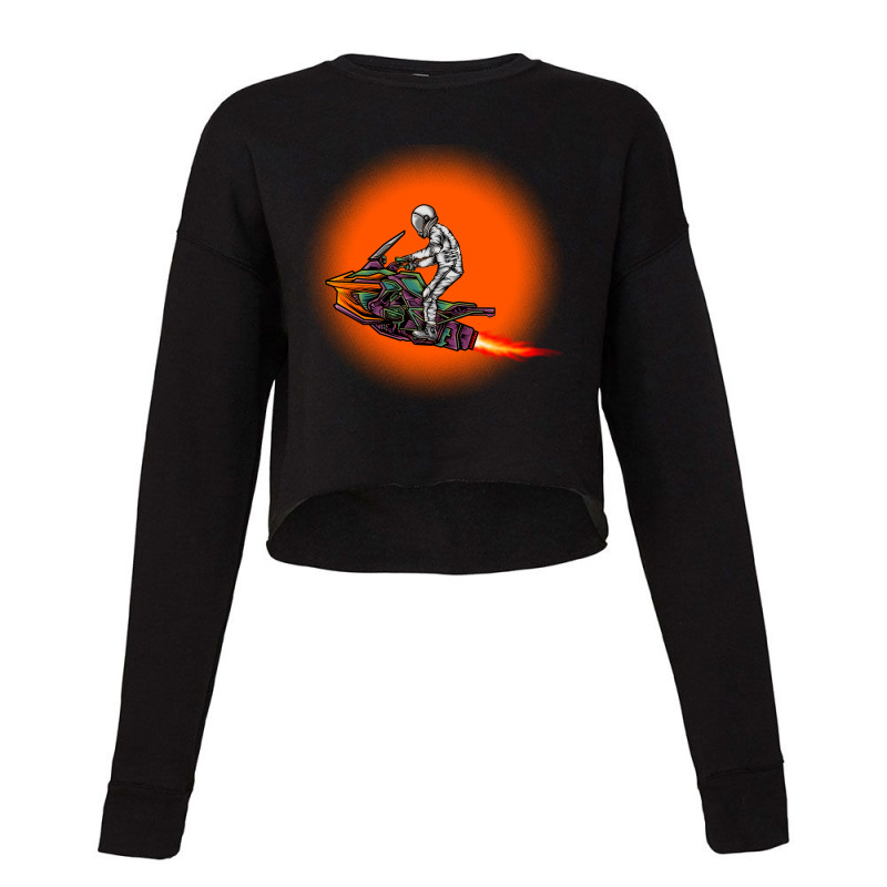 Race In Space Cropped Sweater | Artistshot