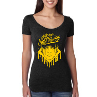 Limited Edition We Are Not Things (yellow) Women's Triblend Scoop T-shirt | Artistshot