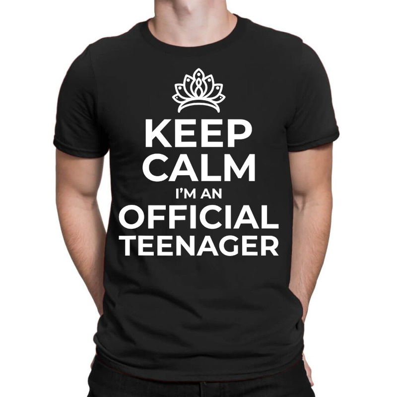 Keep Calm Birthday Official Teenager  13th Funny Girl T-Shirt by Davidartist | Artistshot