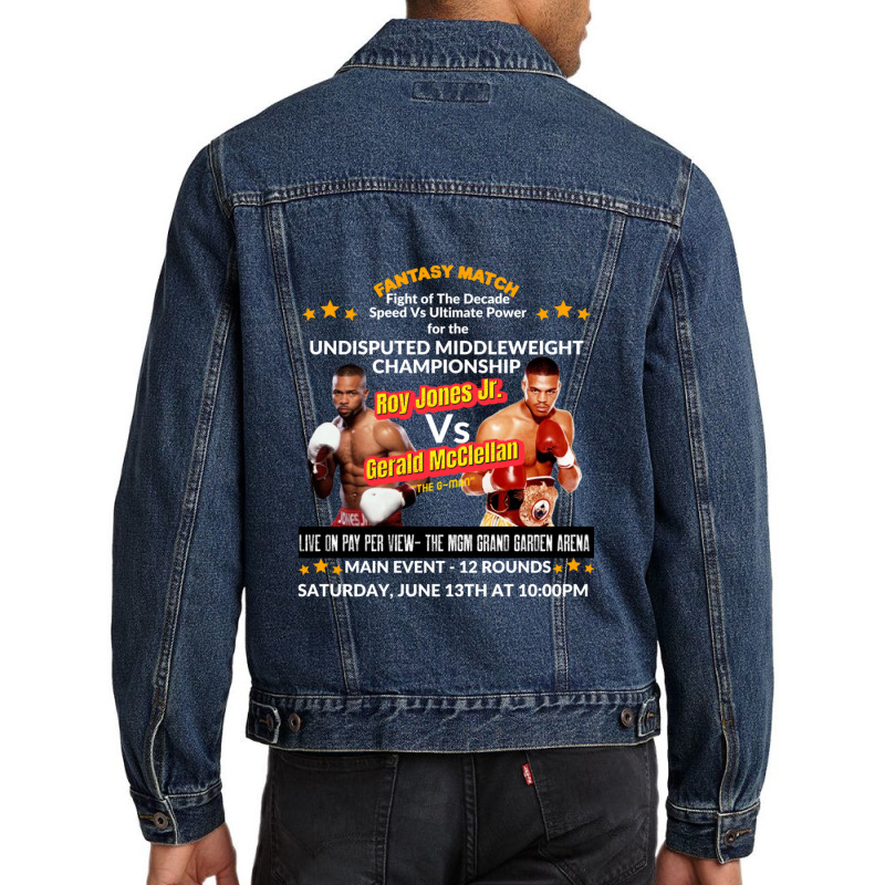 Fantasy Fight (limited Exclusive Edition)2 Men Denim Jacket by AbeaJuanje | Artistshot