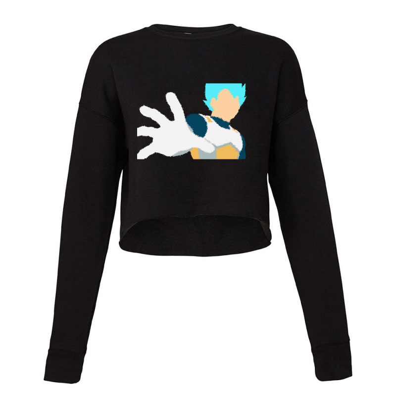 Hot Trend Super Saiyan Blue Vegeta Cropped Sweater by Box Bingham | Artistshot