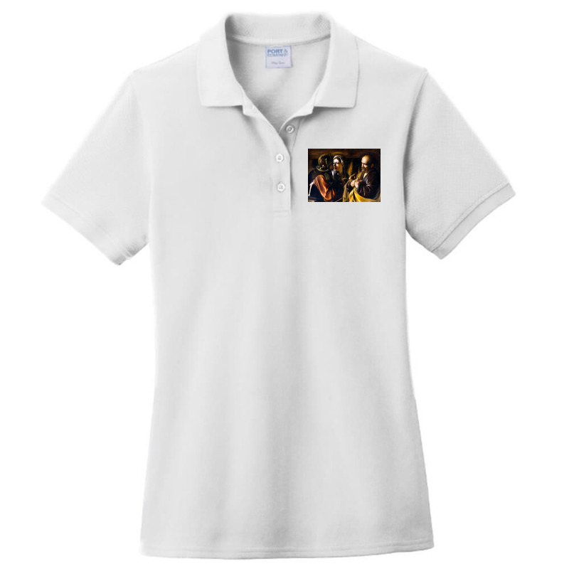 Caravaggio The Denial Of Saint Peter Ladies Polo Shirt by HOPERYDEN | Artistshot