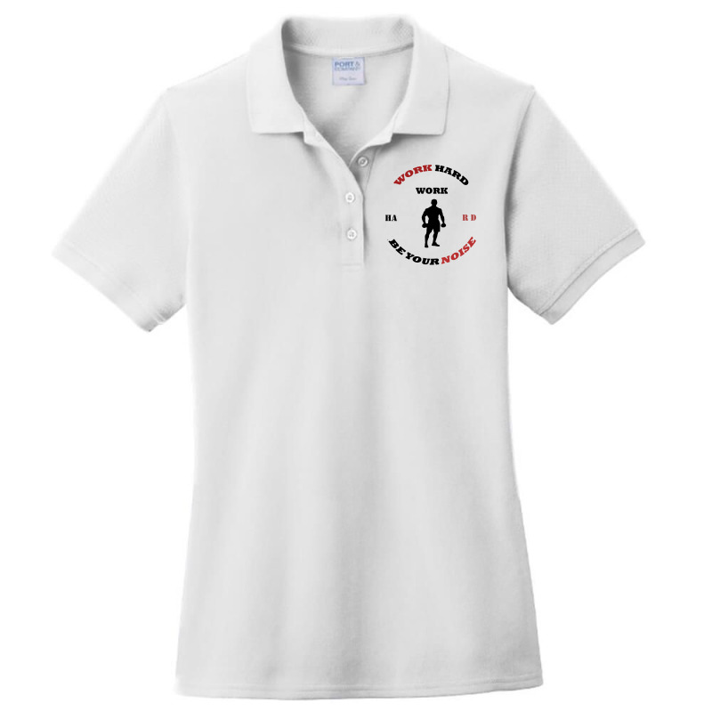 Hard Work; For Boyfriend Ladies Polo Shirt by zaheretippanp | Artistshot