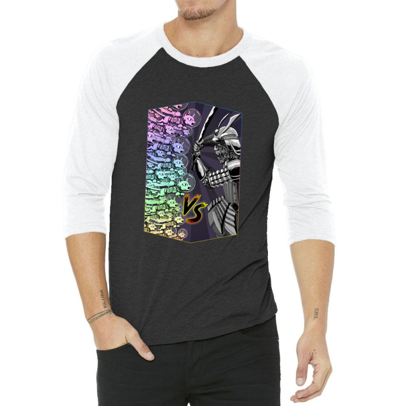 Rainbow Space Kittens Vs Samurai Zombie Warlord 3/4 Sleeve Shirt | Artistshot